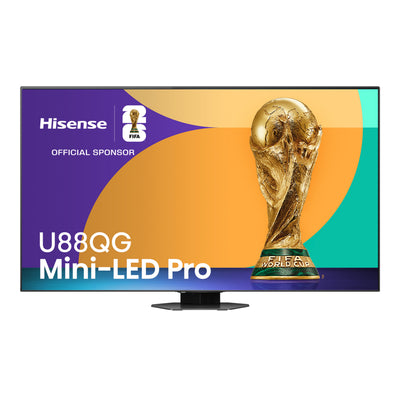 HISENSE 85" U88QG Mini-LED Pro QLED 4K UHD AI Smart Google TV (85U88QG) - 2025 Model | Téléviseur intelligent QLED à Mini DEL Pro HISENSE U88QG UHD 4K de 85 po avec IA et Google TVMC (85U88QG) - modèle 2025