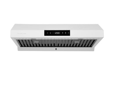 Hauslane 30" Under Cabinet Matte White Range Hood - UC-PS18WHT-30|Hotte de cuisinière sous l'armoire Hauslane de 30 po blanc mat - UC-PS18WHT-30