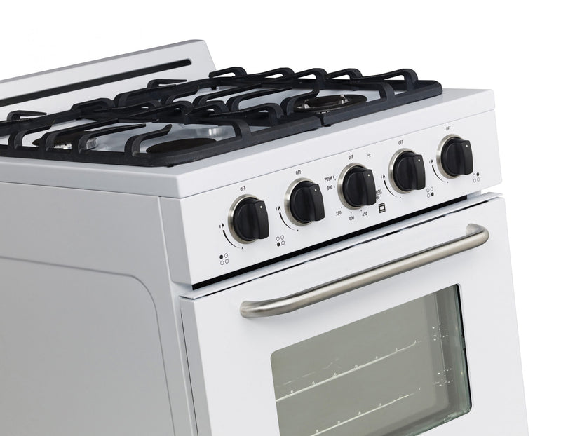 Off-Grid by Unique 24-Inch Propane Range with Battery Ignition - UGP-24G OF1 W