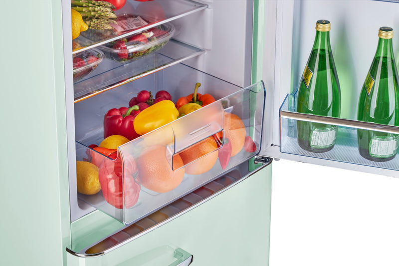Classic Retro by Unique 7 Cu. Ft. Bottom Freezer Refrigerator - UGP-215L LG AC