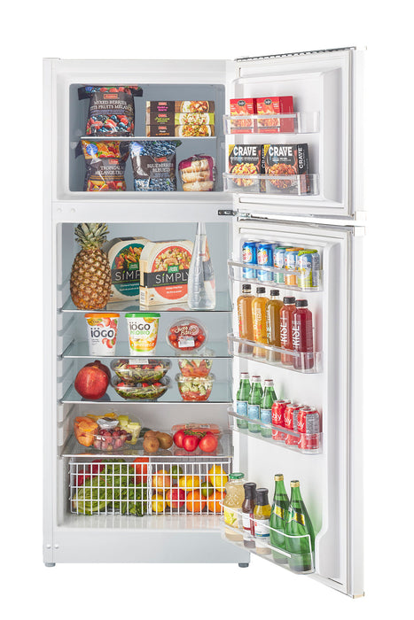 Off-Grid Classic Retro by Unique 14 Cu. Ft. Solar Powered DC Refrigerator - UGP-385L CR W