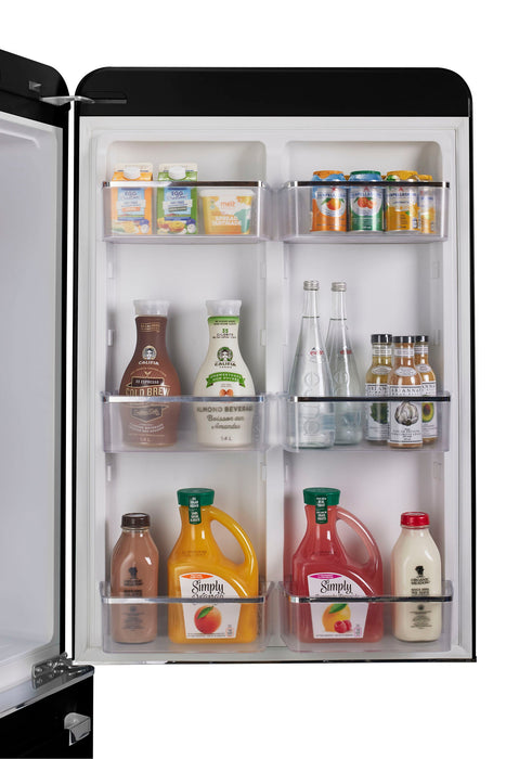 Classic Retro by Unique 18 cu.ft. Frost-Free Bottom Freezer Refrigerator - UGP-510L B AC