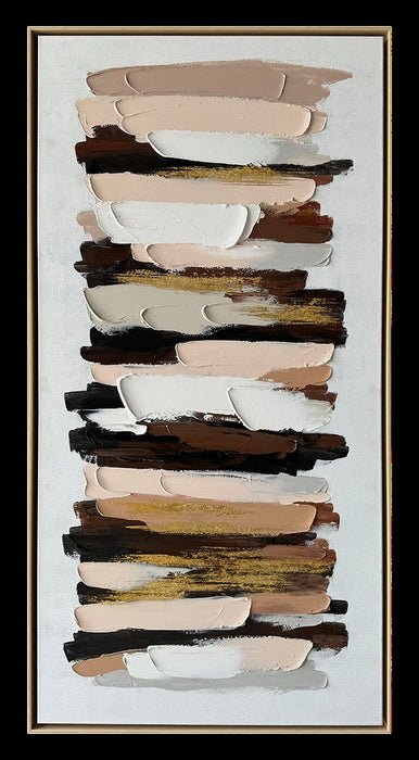 Glow Hand-Painted Heavy Textured Wall Art – 30\" x 60\" 