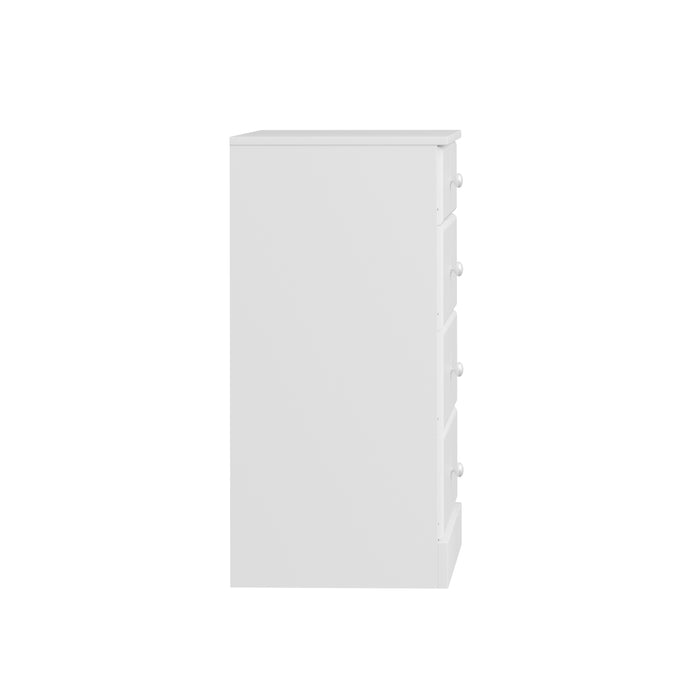 Astrid 4-Drawer Dresser - White