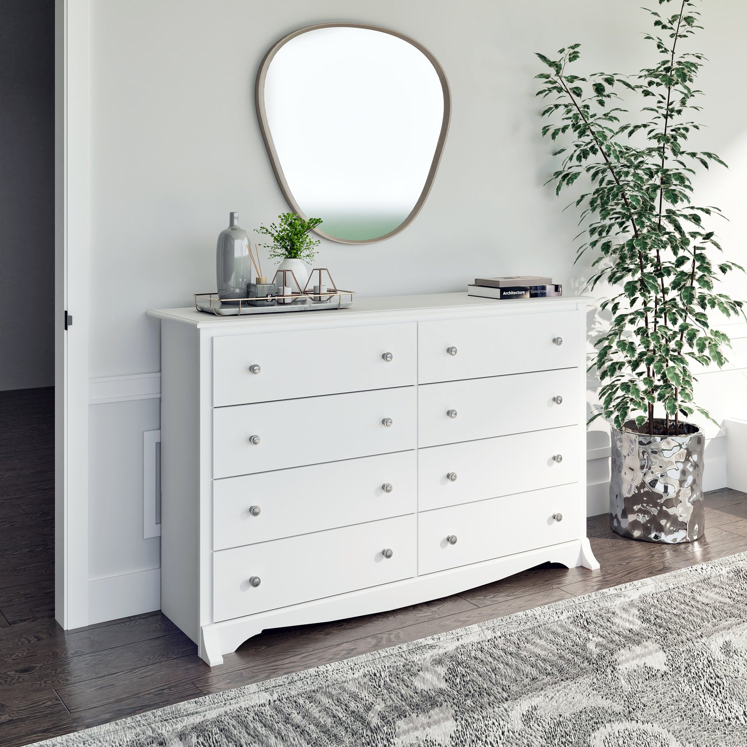8 Drawers Dresser New White $239 8 Drawers Dresser New White $239