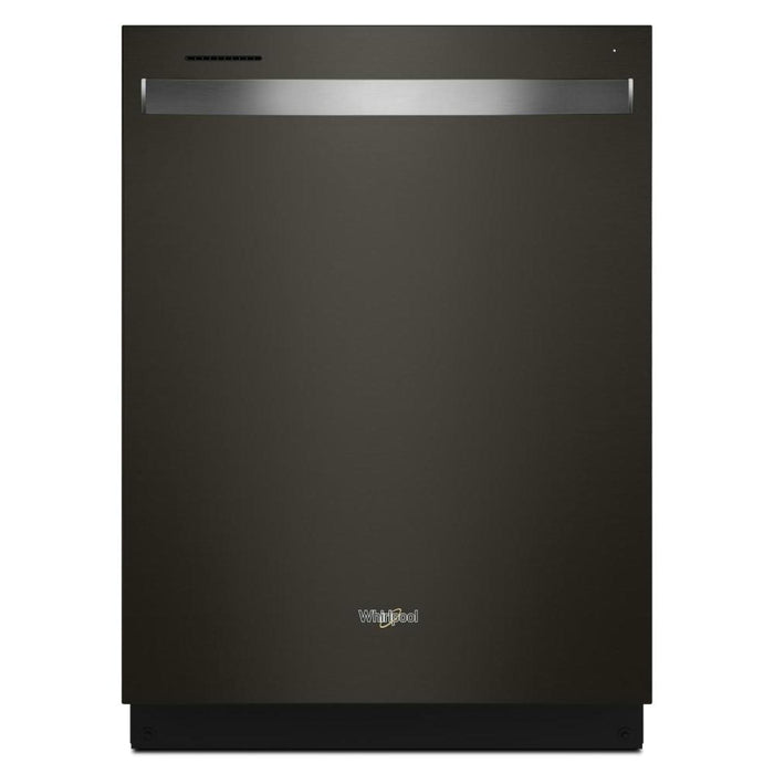 Whirlpool 24\" 47 dBA Built-In Top-Control Dishwasher with Third Rack - Print Resist Black Stainless - WDT750SAKV