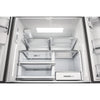 Whirlpool 36” 23.4 Cu. Ft. French Door Refrigerator – Black Stainless Steel - WRFC7036RV | Réfrigérateur Whirlpool à portes françaises, 23,4 pi³, 36 po de largeur, profondeur de comptoir réelle – Acier inoxydable Noir – WRFC7036RV