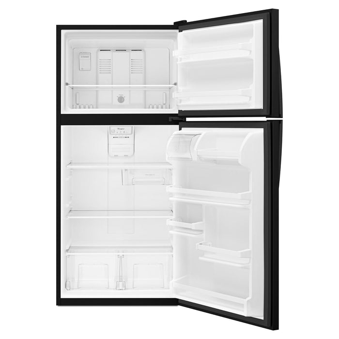 Whirlpool 30\" 18.2 Cu. Ft. Top-Mount Refrigerator - Black - WRT318FZDB