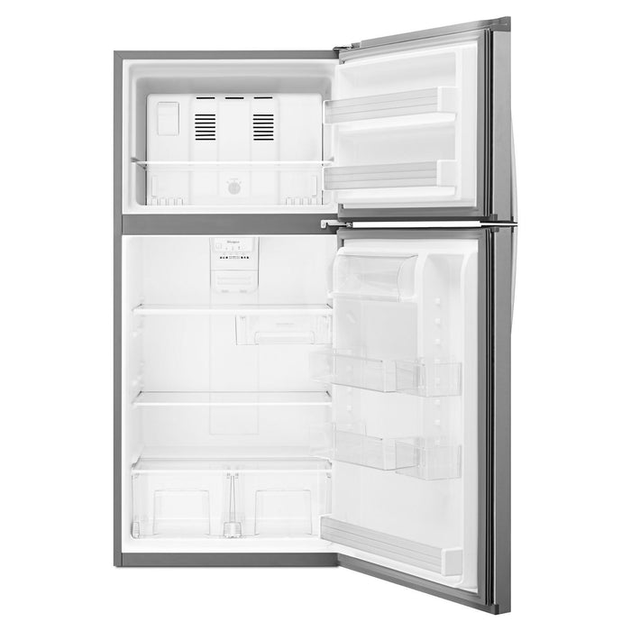 Whirlpool 30\" 19.2 Cu. Ft. Top-Mount Refrigerator - Monochromatic Stainless Steel - WRT549SZDM