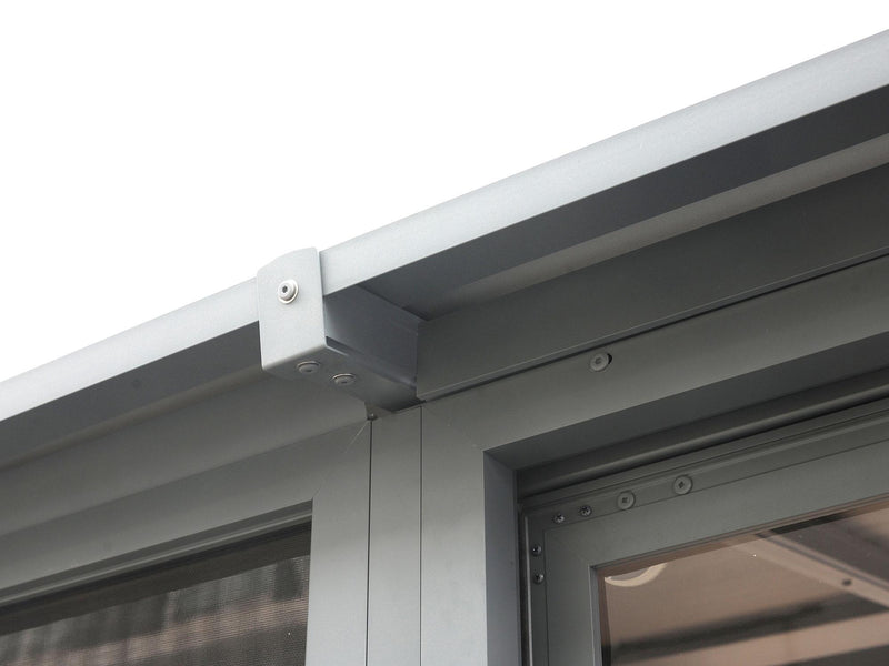 Gazebo Penguin Florence - Wall Mounted Solarium 8x12 Metal Roof