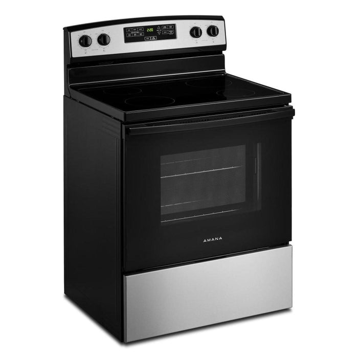 Amana 4.8 Cu. Ft. Electric Range – Stainless Steel - YAER6203MSS