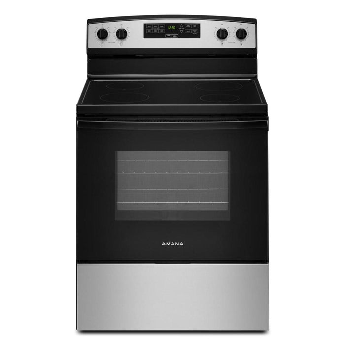 Amana 4.8 Cu. Ft. Electric Range – Stainless Steel - YAER6203MSS