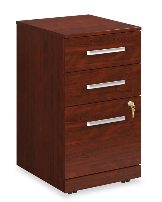 Affirm 15.55\" Commercial Grade 3-Drawer Filing Cabinet - Classic Cherry