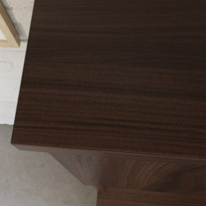 Affirm 59.06\" Commercial Grade Hutchwith 2 Storage Cabinets - Noble Elm