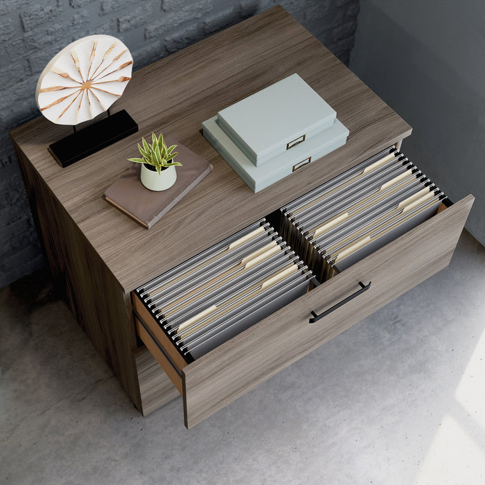 Affirm 35.43\" Commercial Grade 2-Drawer Filing Cabinet - Hudson Elm