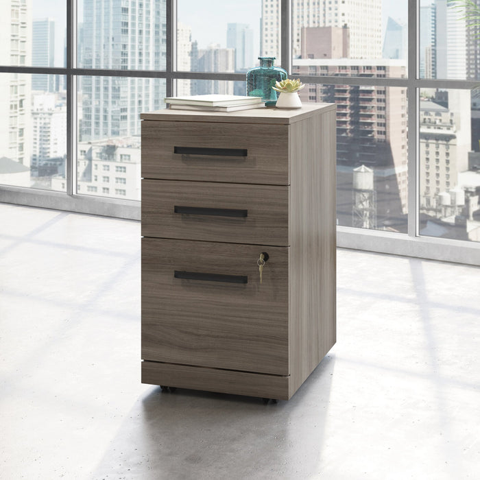 Affirm 15.55\" Commercial Grade 3-Drawer Filing Cabinet - Hudson Elm