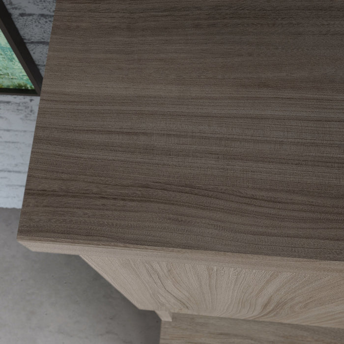 Affirm 59.06\" Commercial Grade Hutch with 2 Cabinets - Hudson Elm