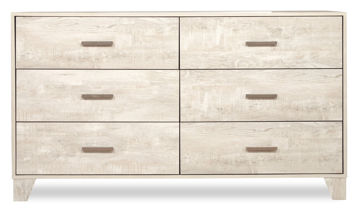 Arbor Bedroom 6-Drawer Dresser, 58.7"W x 33.3"H - Driftwood White - The Brick Arbor Bedroom 6-Drawer Dresser, 58.7"W x 33.3"H - Driftwood White - The Brick