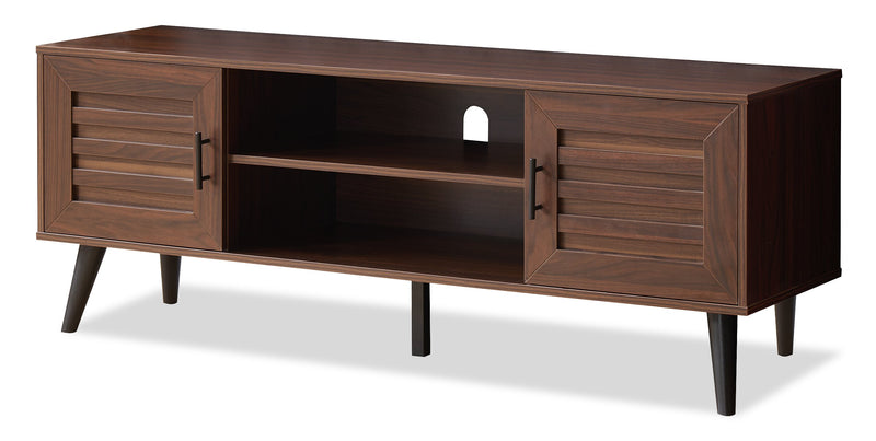 Archer 55\" Modern TV Stand with Storage for TVs up to 58\"- Dark Walnut