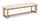 ["Aspen Dining Bench with Fabric Seat, 64.25##PACKAGEDETAILSquot;W - Natural"]