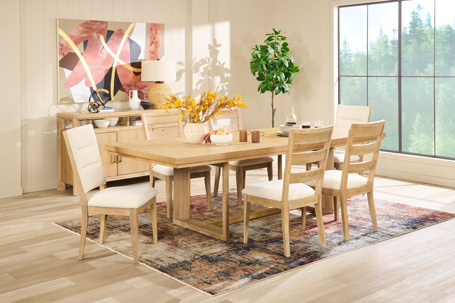 Aspen Dining Table with 80-104