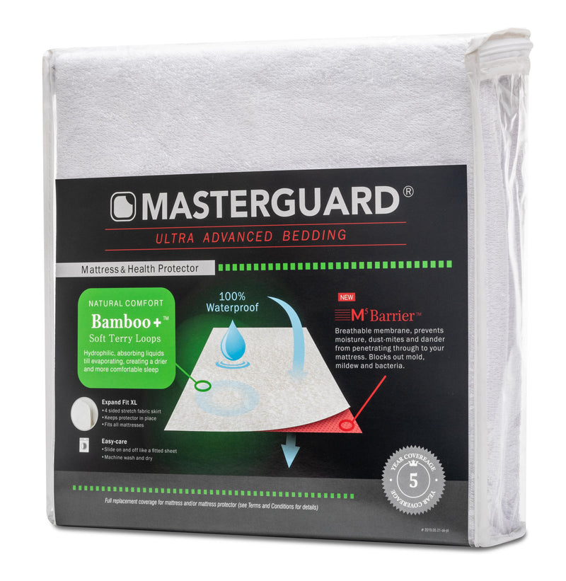 Masterguard® Bamboo™ Twin Mattress Protector - The Brick