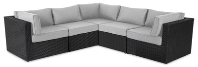 Barbados 5-Piece Patio Set – Grey  | Ensemble Barbados 5 pièces pour la terrasse - gris