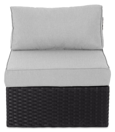 Barbados Armless Patio Chair – Grey | Fauteuil sans accoudoirs Barbados pour la terrasse - gris