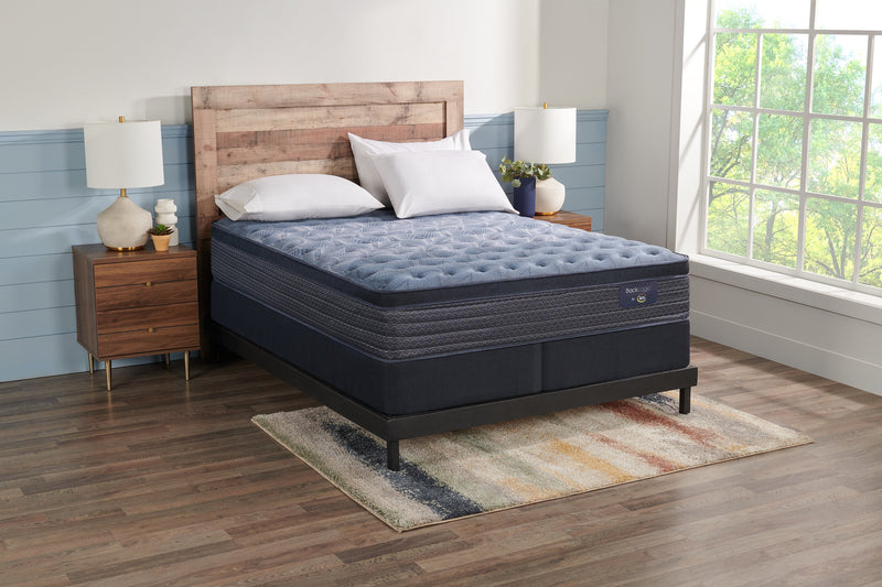 Serta Back Logic 2.0 Eurotop Firm King Mattress Set