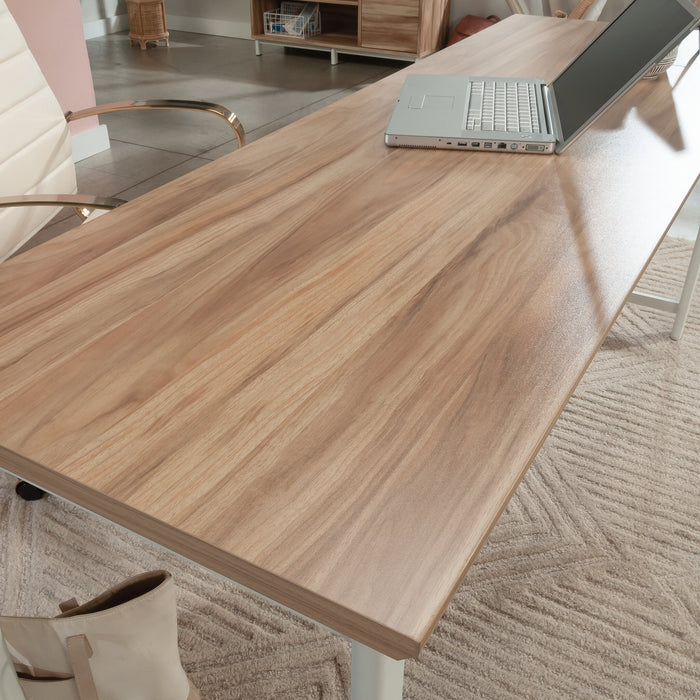Bergen Circle 71.10\" Commercial Grade Table Office Desk - Natural Wood