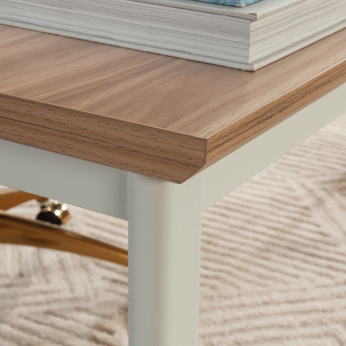 Bergen Circle 71.10\" Commercial Grade Table Office Desk - Natural Wood