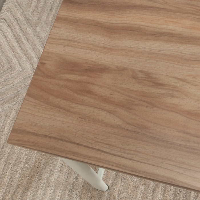 Bergen Circle 71.10\" Commercial Grade Table Office Desk - Natural Wood