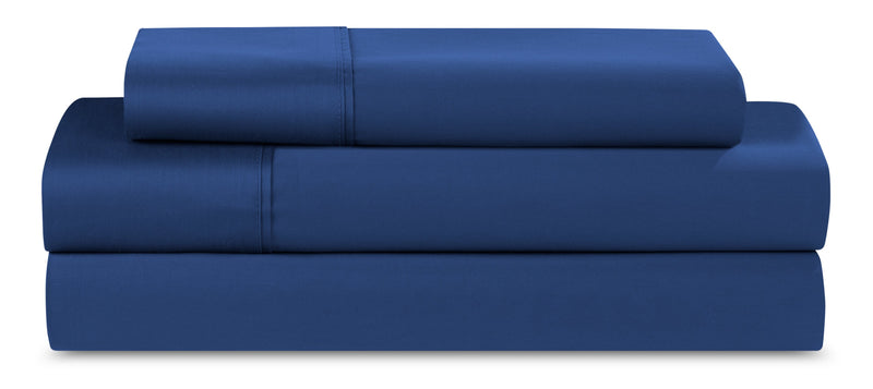 BEDGEAR Hyper-Cotton™ 3-Piece Twin XL Sheet Set - Navy|Ensemble de draps Hyper-Cotton BEDGEARMD 3 pièces pour lit simple très long - bleu marine|BF21NXTS