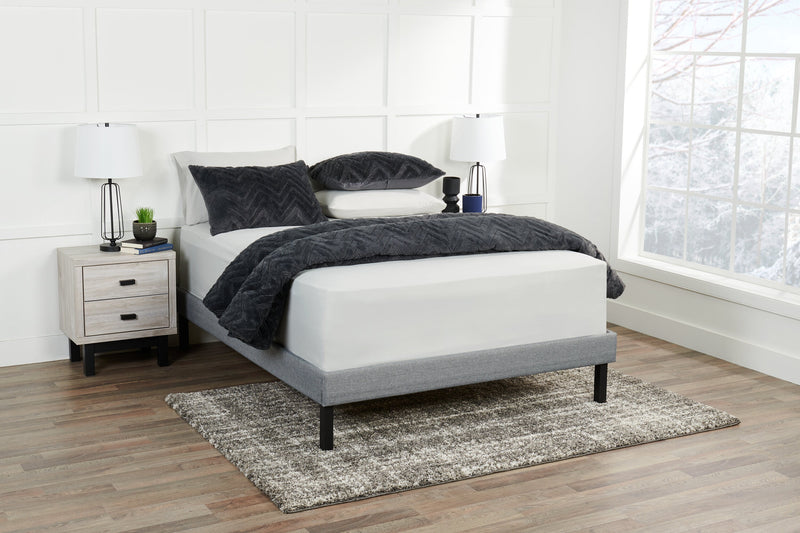 Breeze Twin XL Platform Base - Medium Grey