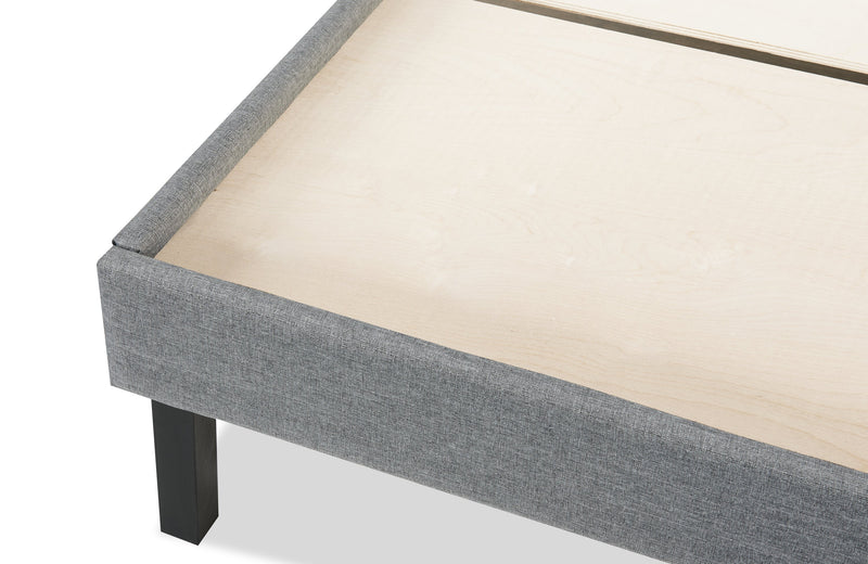 Breeze Twin XL Platform Base - Medium Grey