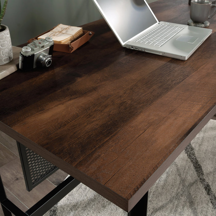 Briarbrook 65.98\" Commercial Grade L-Shaped Computer Office Desk with 3-Drawers - Brown