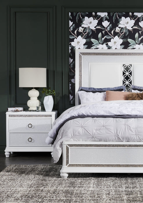 Brianna Light Grey 3-Piece Full/Queen Comforter Set