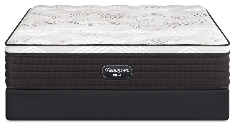 Beautyrest GL4 Eurotop Firm Twin Mattress Set