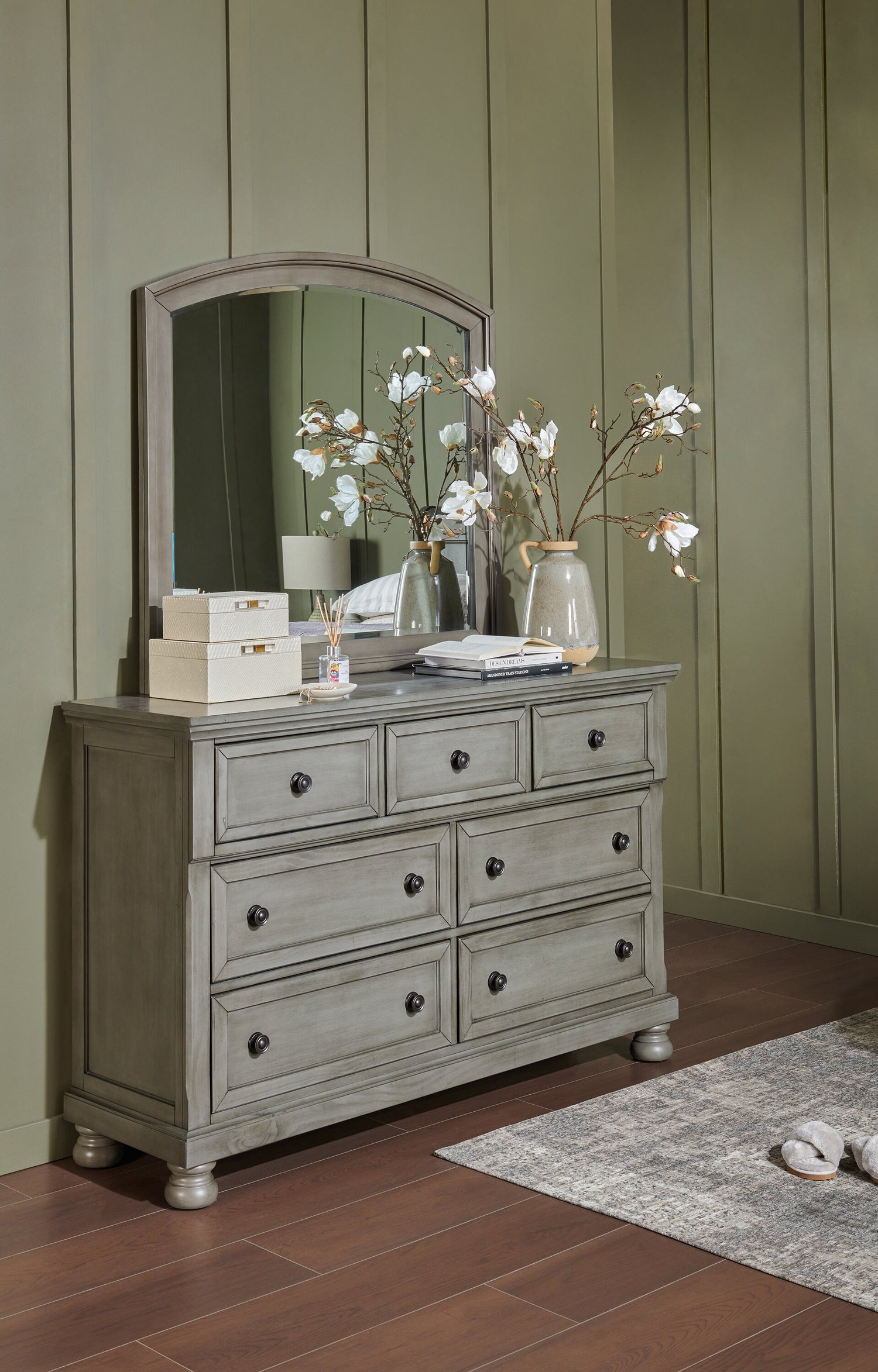 Chelsea Bedroom Dresser Mirror - Grey - The Brick Chelsea Bedroom Dresser Mirror - Grey - The Brick