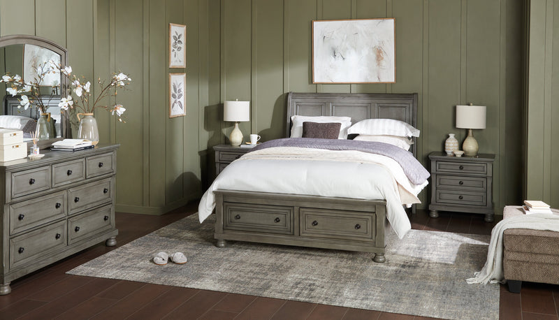 Chelsea Bedside 3-Drawer Nightstand, 28\"W x 28\"H - Grey