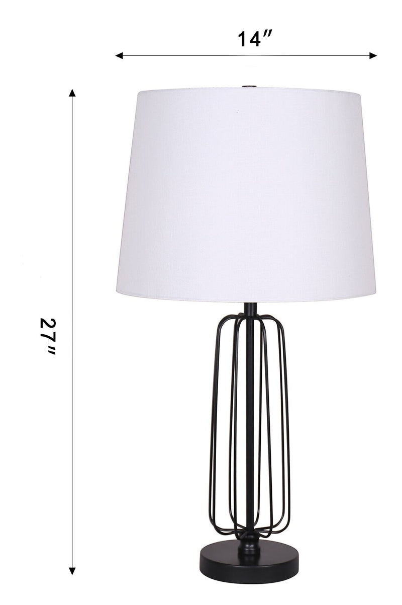 Clare 2Piece Table Lamp Set with USB Port The Brick