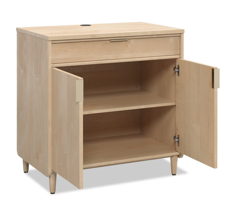 Clifford Place 29.53\" Commercial Grade Library Base - Natural Maple