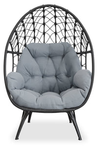 Coco Egg Outdoor Patio Chair - Grey