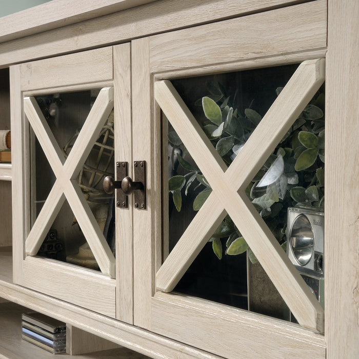 Costa 64.57\"  Commercial Grade Large Hutch with Shelves & Cabinet - Chalked Chestnut