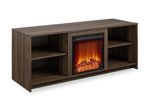 Ameriwood Home Mainstays Courtland Electric Fireplace TV Stand for TVs up to 65