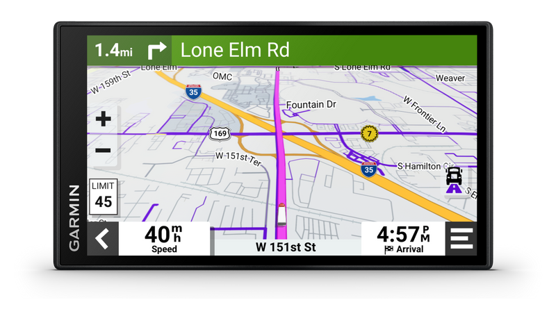 Garmin Dēzl™ Otr610 6\" Truck Gps Navigator - Dash Cam With Custom Routing And 6” Touchscreen Display