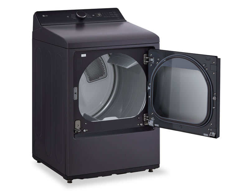 LG 6.1 Cu. Ft. Top-Load Washer with EasyUnload™ and 7.3 Cu. Ft. Electric Dryer with EasyLoad™ - Black
