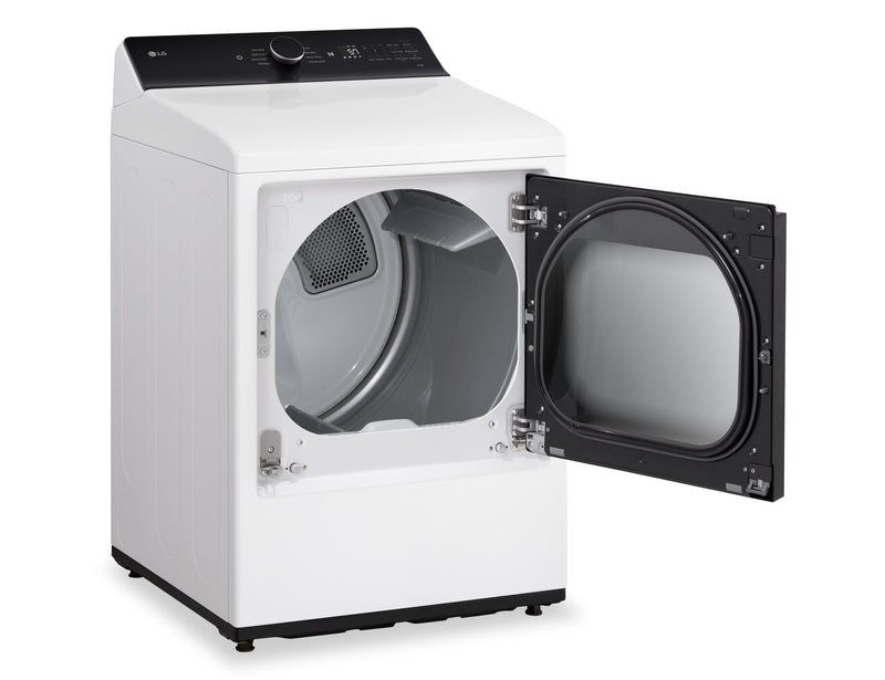 LG 6.1 Cu. Ft. Top-Load Washer with EasyUnload™ and 7.3 Cu. Ft. Electric Dryer with EasyLoad™ - White