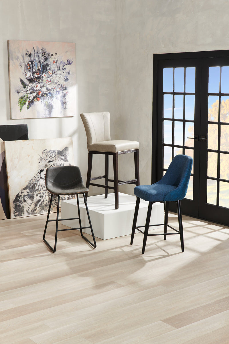 Eden Counter-Height Stool - Blue | The Brick