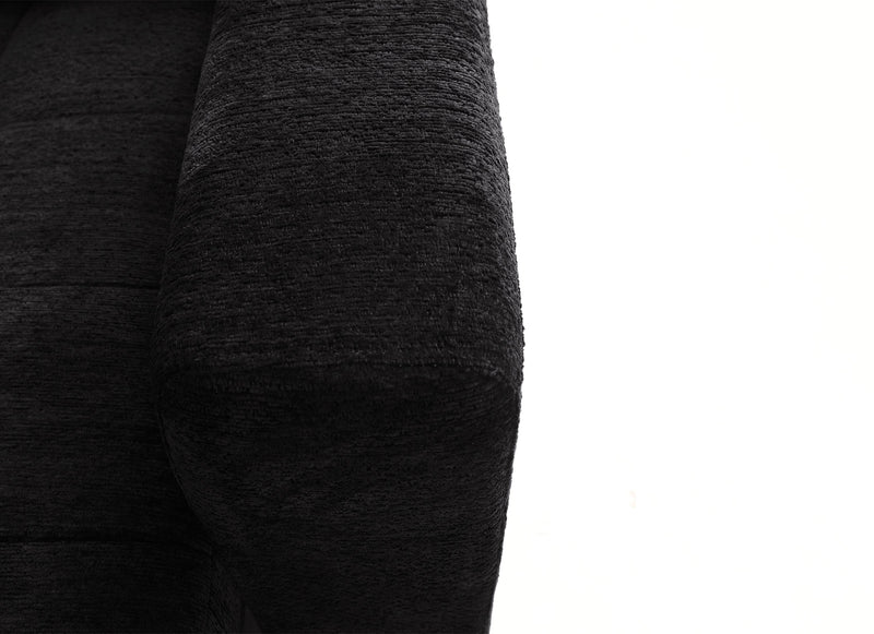 Scott Living Elevate Modular 3-Piece Left-Facing Chenille Fabric Power Reclining and Sliding Sectional - Ebony